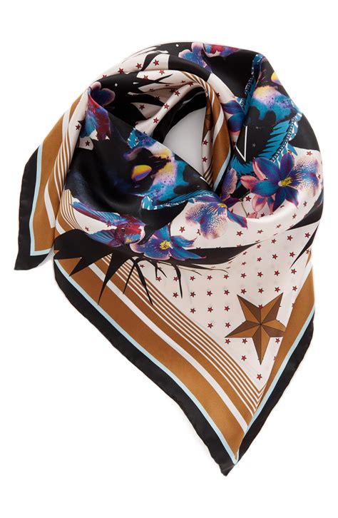 floral givenchy scarf tag|givenchy silk scarves.